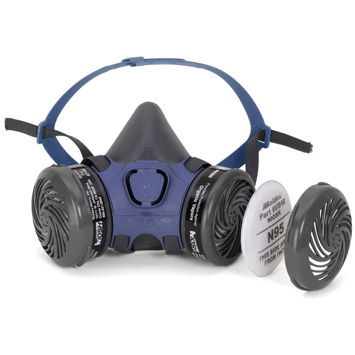 Moldex 7000 Series Reusable Half Mask Respirator, Lightweight and Low Profile, Mask Only