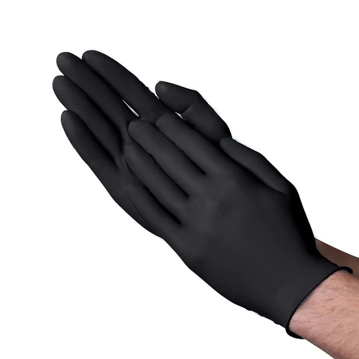 Disposable Nitrile - VGuard A19A3 Black Nitrile Powder Free Exam Gloves, 7 MIL (100 Gloves per Box)