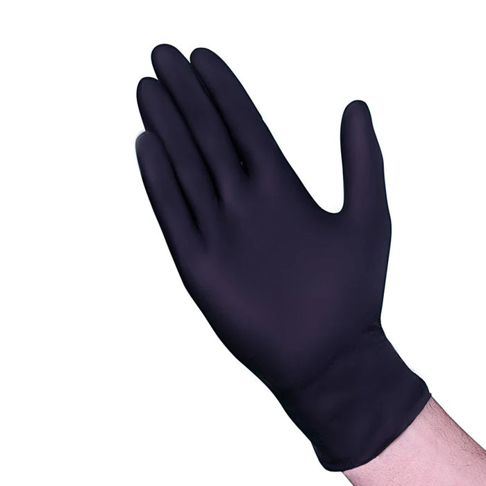 Disposable Nitrile - VGuard A19A3 Black Nitrile Powder Free Exam Gloves, 7 MIL (100 Gloves per Box)