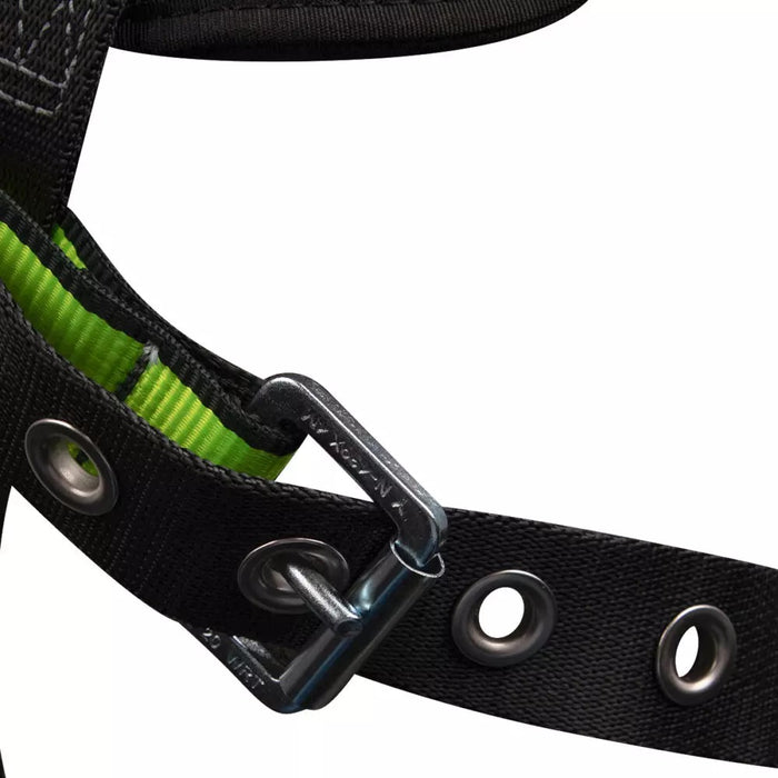 PRO Construction Harness: 3 D-rings, Dorsal Link, Mating Buckle Chest, Tongue Buckle Legs