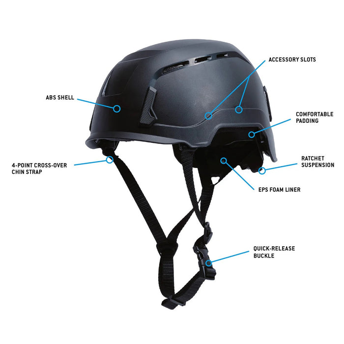 SL T2 Safety Helmet with Advanced Impact Absorption, EPS Foam Liner & Ratchet Suspension