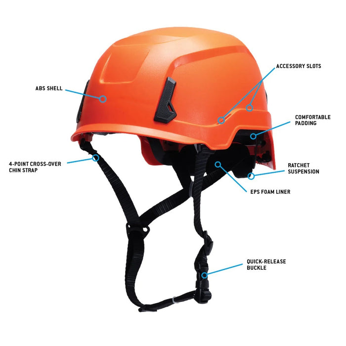 SL T2 Vented Safety Helmet with Advanced Impact Absorption, EPS Foam Liner & Ratchet Suspension