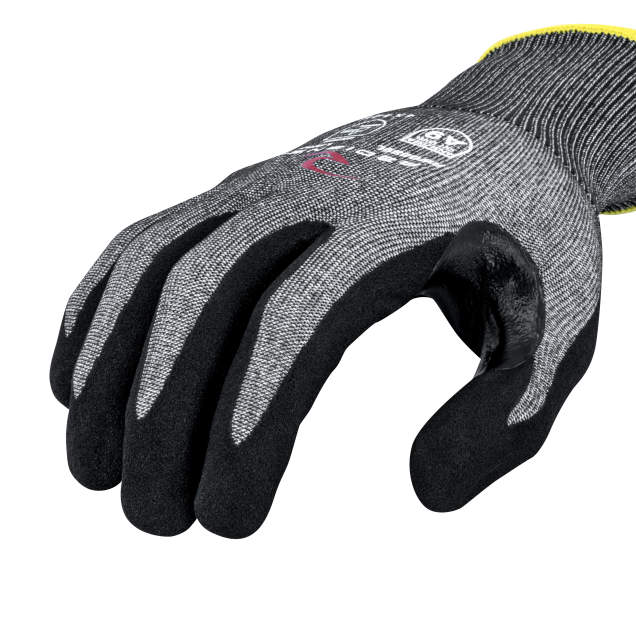 Radians RWG589 Sandy Foam Nitrile A9 HPPE Cut Glove