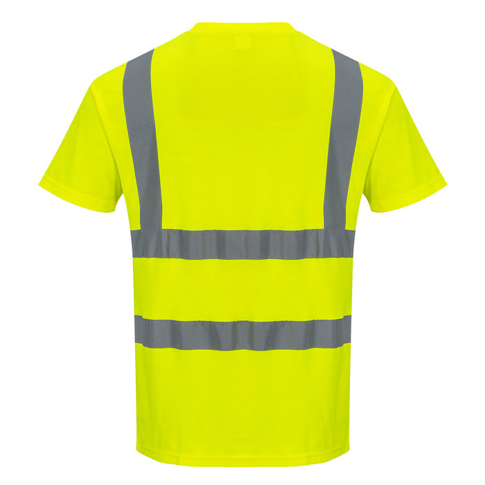 S170 Class 2 Hi-Vis Cotton/Polyester Short Sleeve T-Shirt