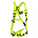 Arc Flash Full Body Harness: 1 D-Ring, Mating Buckle Torso, Quick-Connect Chest/Legs - SW77225-UT3QC - BHP Safety Products