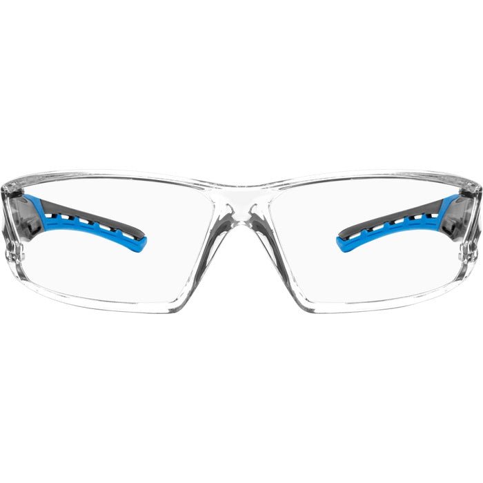 Iron - Fog Premium Grade Anti - Fog Safety Glasses Blue Frame, Clear Lens 3085 - BL - C/A - BHP Safety Products