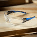 Iron - Fog Premium Grade Anti - Fog Safety Glasses Blue Frame, Clear Lens 3085 - BL - C/A - BHP Safety Products