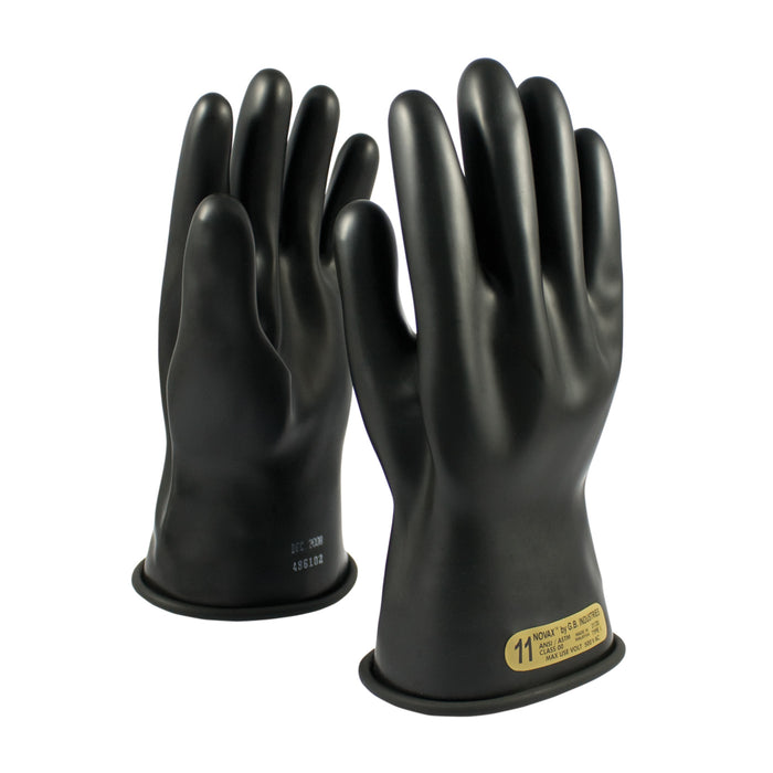 NOVAX Class 0 Rubber Insulating Glove with Straight Cuff - 11"