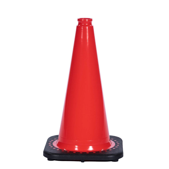 18 Inch Traffic Cone, No Collar, Orange