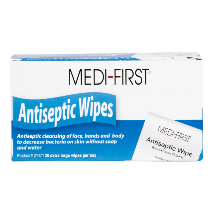 First Aid Antiseptic Wipes 20 Count/Box