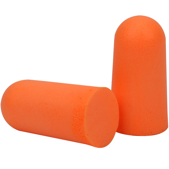 PIP Mega Bullet Disposable Soft Polyurethane Foam Ear Plugs, Uncorded - NRR 32 - 200 Pair/Box