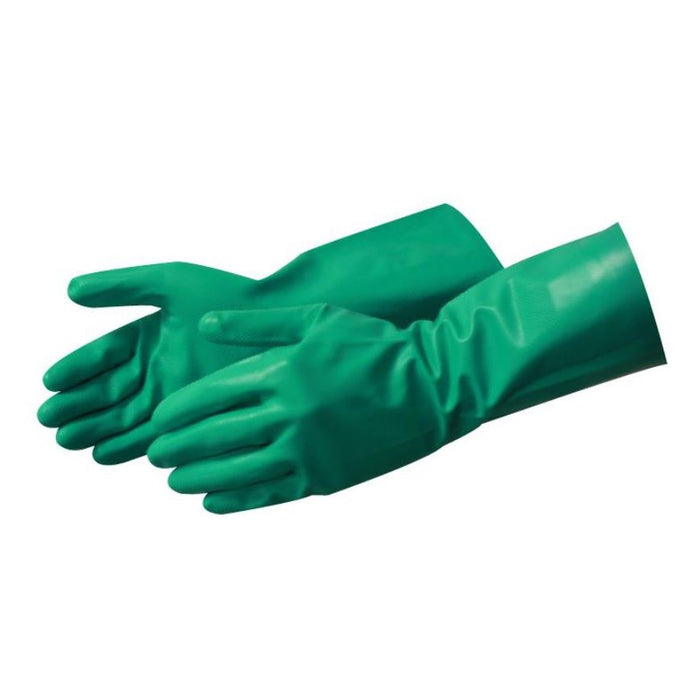 Unlined 13" Green Nitrile Glove, Large, 1 Pair