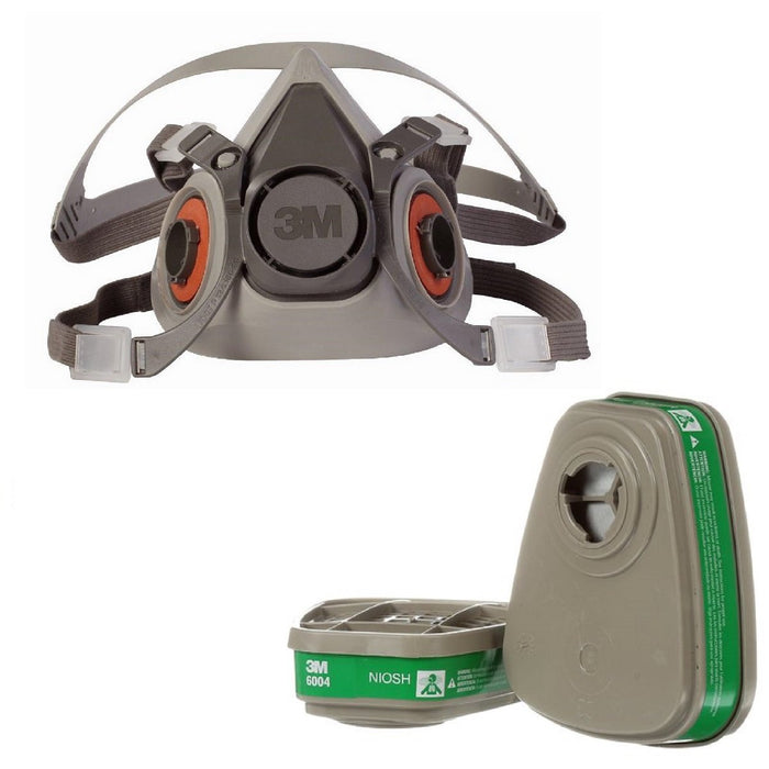 3M Half Facepiece Reusable Respirator 6000 Series with Filter and Cartridge Options