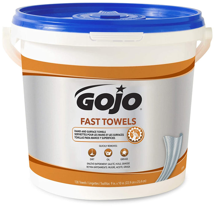 GOJO Fast Towels, 130 Count Bucket