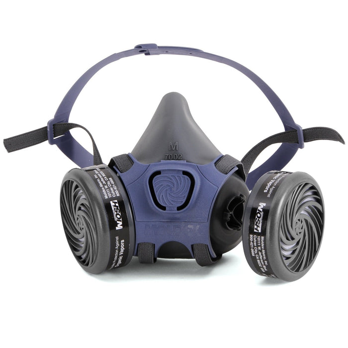 Moldex 7000 Series Reusable Half Mask Respirator, Lightweight and Low Profile, with Cartridge Option