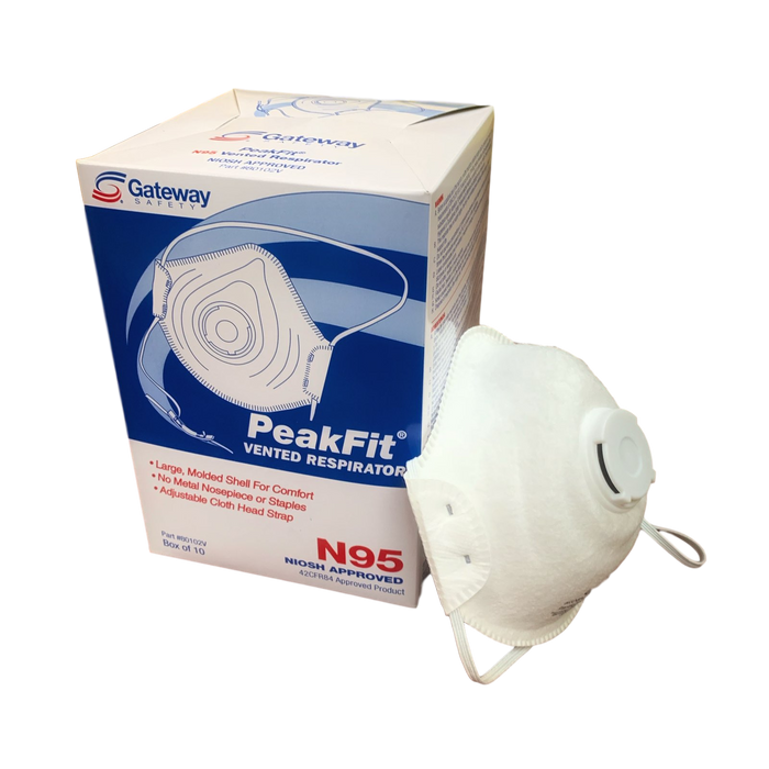 Peakfit N95 Particulate Respirator with Exhalation Valve, 80102V