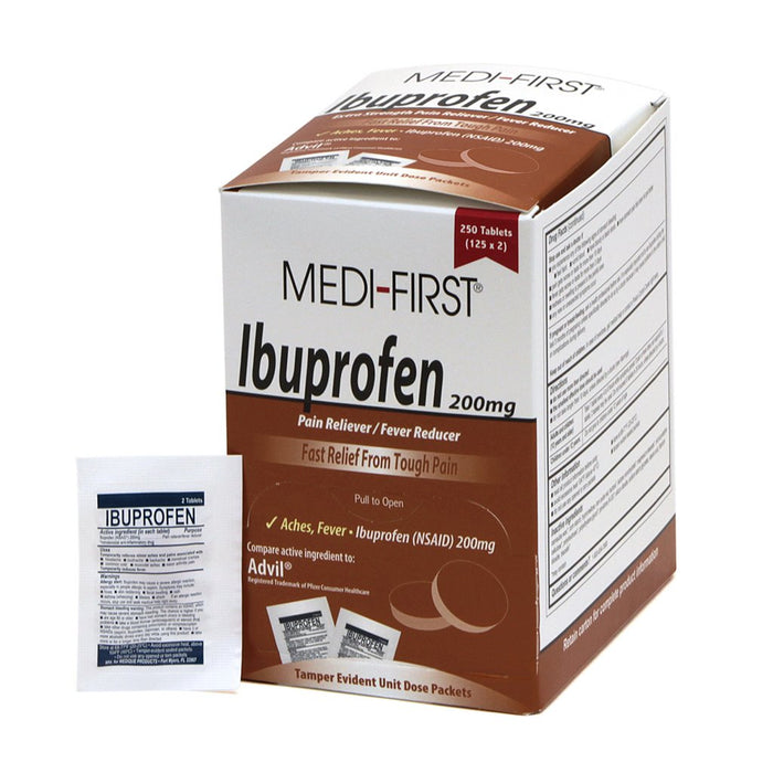 Medi-First Ibuprofen 200mg, 250 Tablets