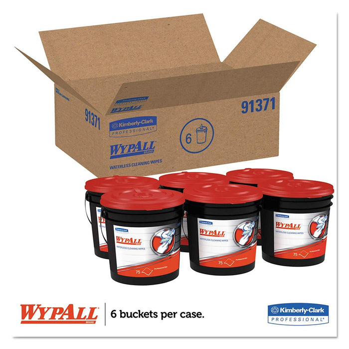 Wypall Waterless Industrial Cleaning Wipes, Cloth - 9.5" X 12" - 6 per Case