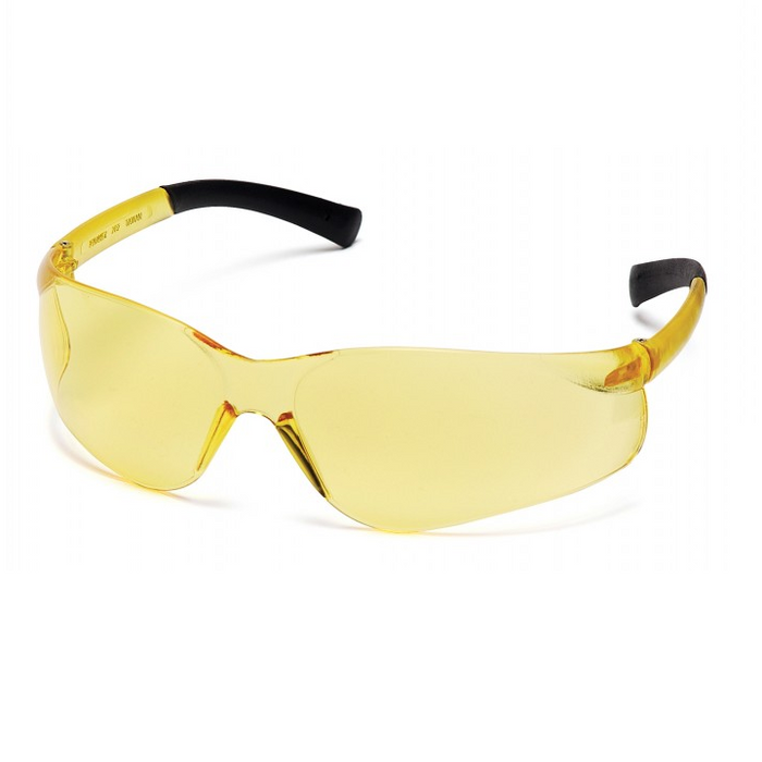 Pyramex Ztek Safety Glasses with Rubber Temples, ANSI Z87.1