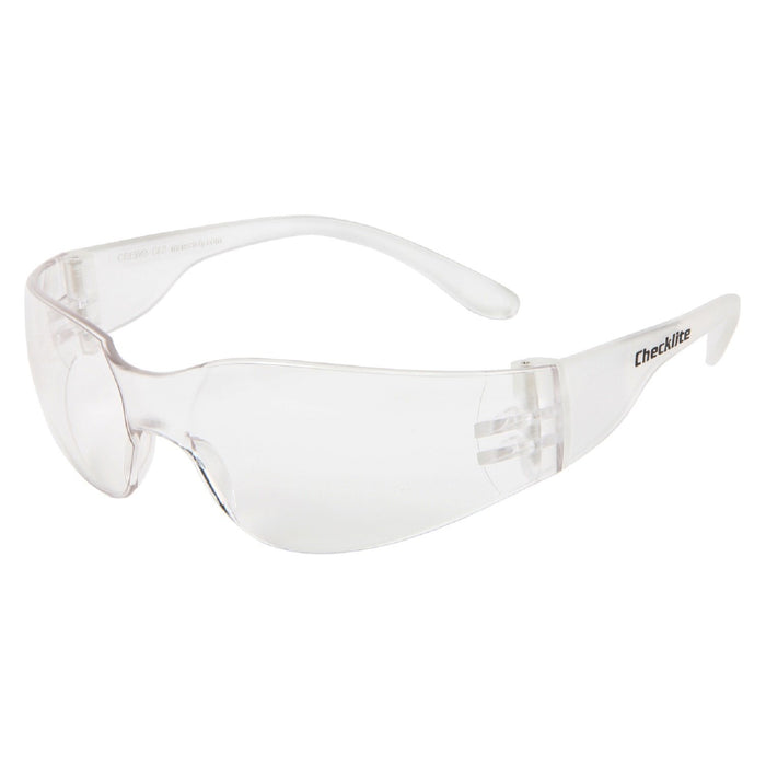 Clear Safety Glasses with Duramass Scratch Resistant Lens, Lightweight, ANSI Z87+