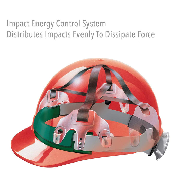 Fibre-Metal SuperEight Thermoplastic Cap-Style Hard Hat with 8-Point Ratchet Suspension