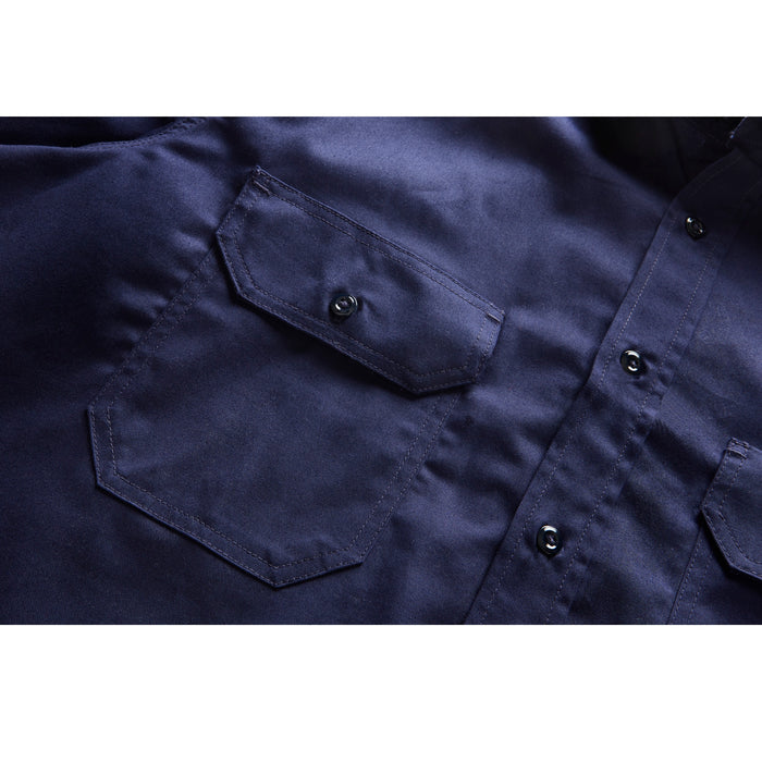 7oz 100% Cotton FR Uniform Shirt, Navy Blue