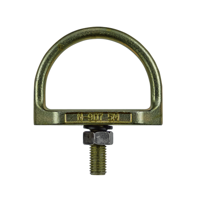 D-Bolt Anchor, Steel Body, Nut and Lock Washer