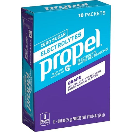 Propel ZERO Sugar - 0.08oz Powder Sticks - Electrolyte Water Beverage Mix (Each pack mixes with 20 fluid oz of water)