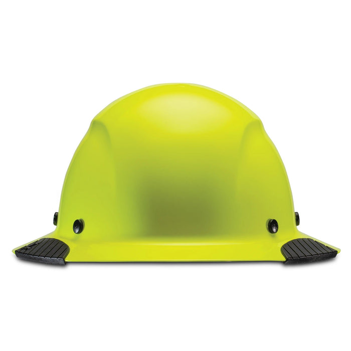 DAX Fiber Reinforced Resin Hard Hat, Full Brim with 6 Point Ratchet Suspension