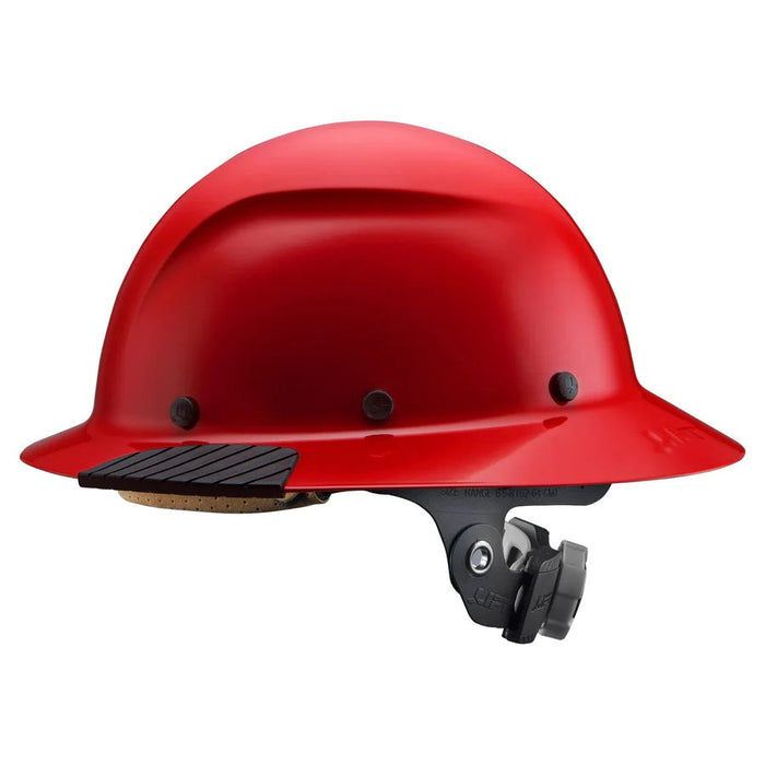 DAX Fiber Reinforced Resin Hard Hat, Full Brim with 6 Point Ratchet Suspension