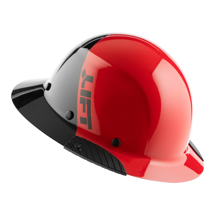 DAX Fifty/50 Fiber Reinforced Resin Hard Hat, Full Brim with 6 Point Ratchet Suspension