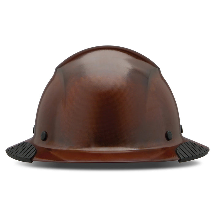 DAX Fiber Reinforced Resin Hard Hat, Full Brim with 6 Point Ratchet Suspension