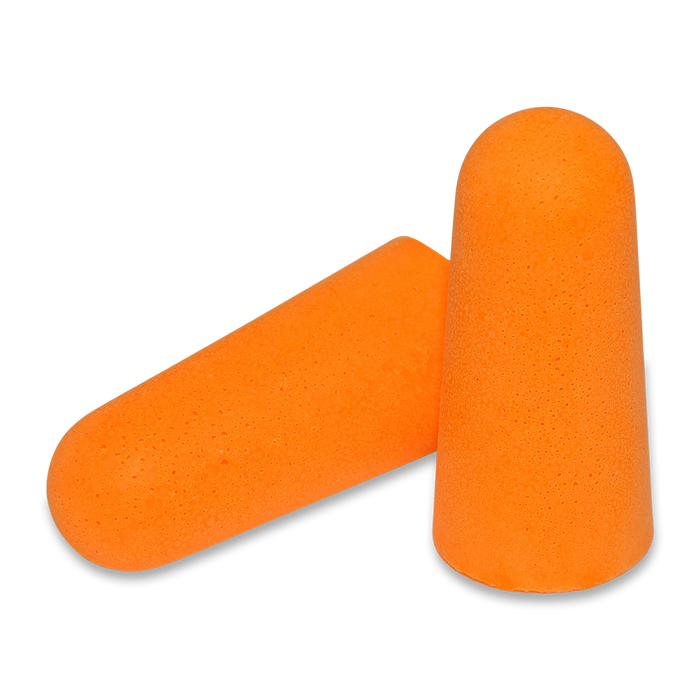 Bullhead Safety HP-F1 Uncorded Polyurethane, Disposable Foam Earplugs NRR (Noise Reduction Rating) 33 Decibels