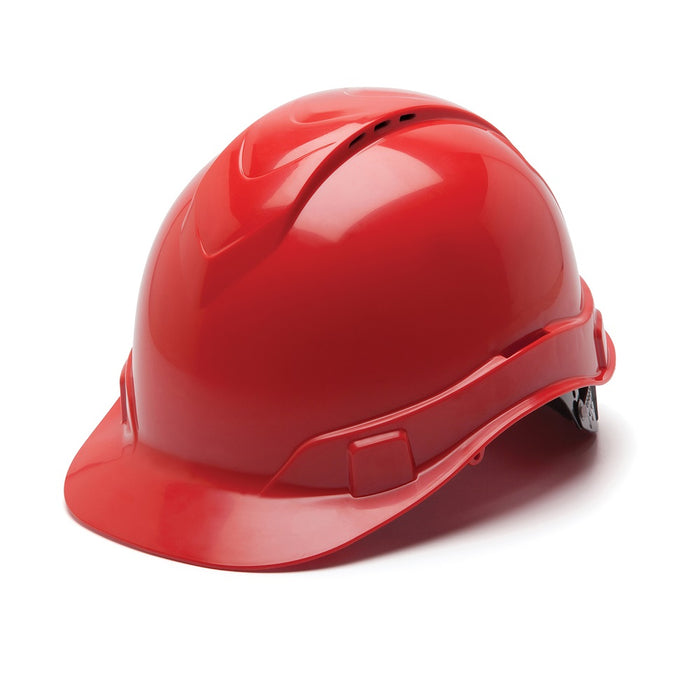 Ridgeline Vented Cap Style Hard Hat with 4-Point Ratchet Suspension