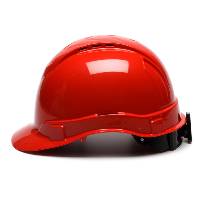 Ridgeline Vented Cap Style Hard Hat with 4-Point Ratchet Suspension