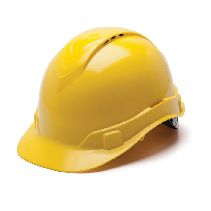 Ridgeline Vented Cap Style Hard Hat with 4-Point Ratchet Suspension