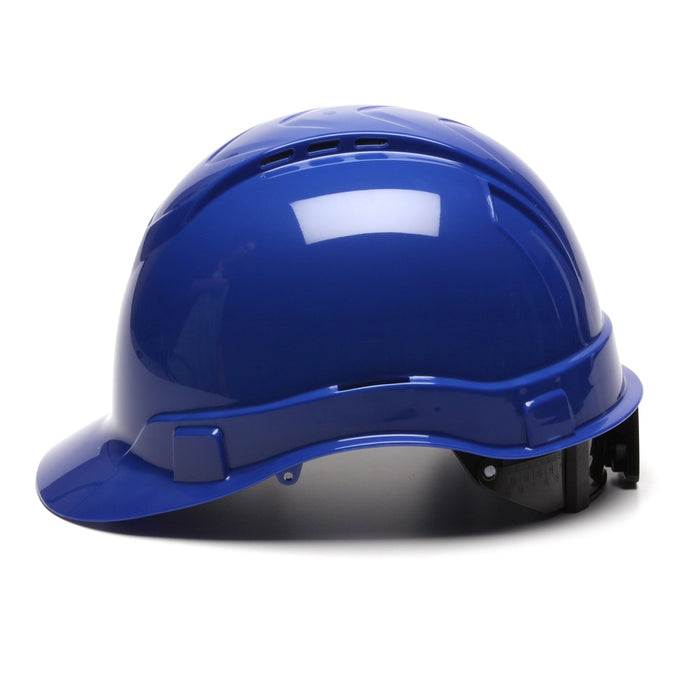 Ridgeline Vented Cap Style Hard Hat with 4-Point Ratchet Suspension