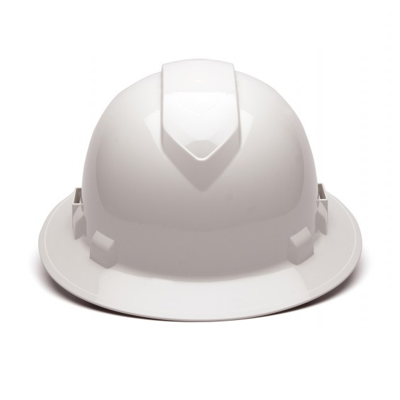 Ridgeline Full Brim Hard Hat with 4-Point Ratchet Suspension