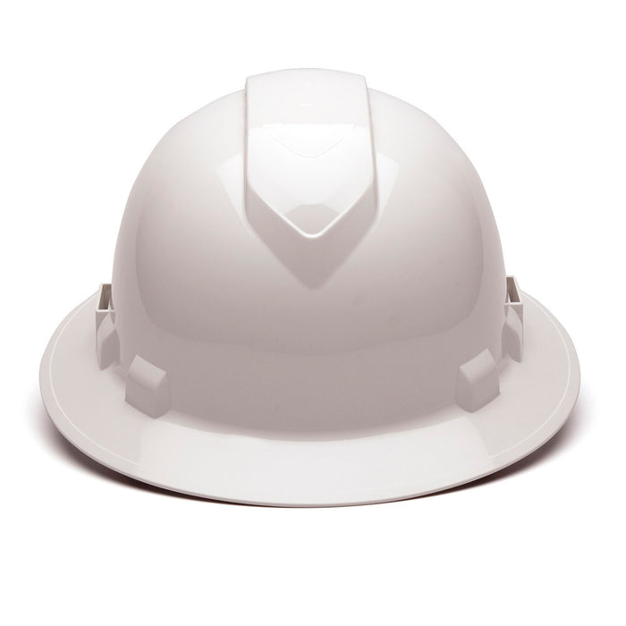 Ridgeline Vented Full Brim Hard Hat with 4-Point Ratchet Suspension