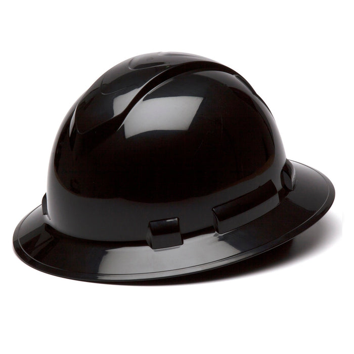 Ridgeline Full Brim Hard Hat with 4-Point Ratchet Suspension