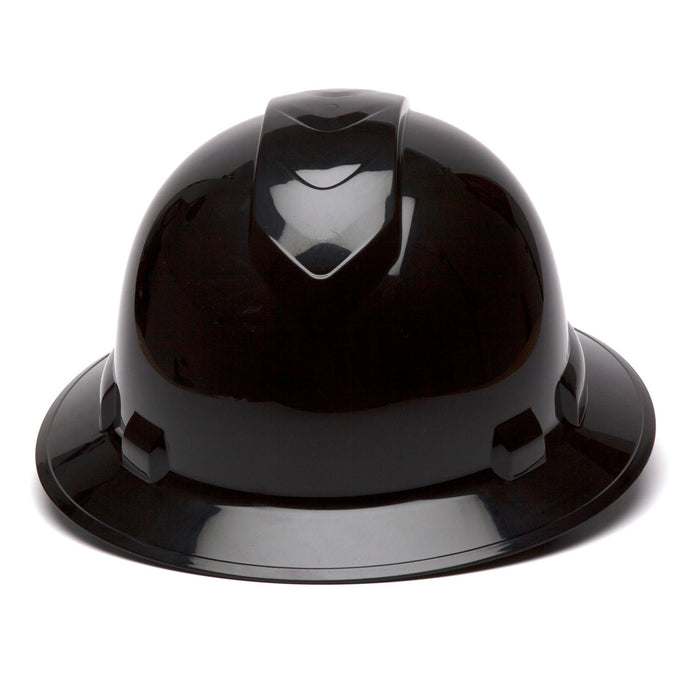 Ridgeline Full Brim Hard Hat with 4-Point Ratchet Suspension