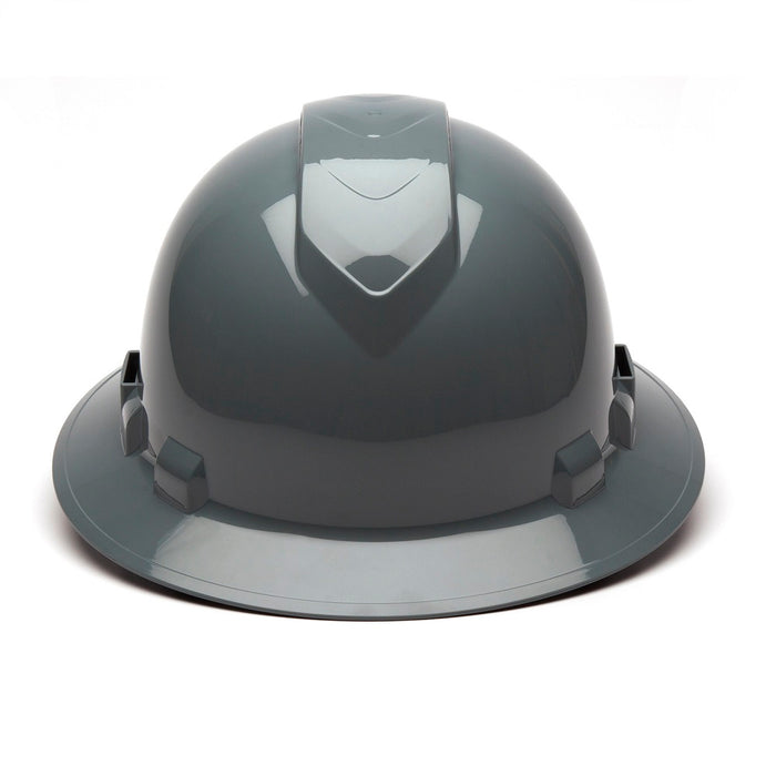 Ridgeline Vented Full Brim Hard Hat with 4-Point Ratchet Suspension