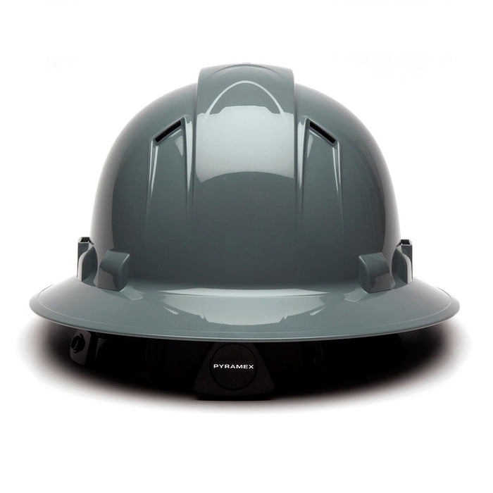 Ridgeline Vented Full Brim Hard Hat with 4-Point Ratchet Suspension