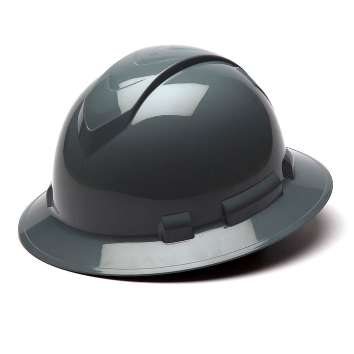 Ridgeline Full Brim Hard Hat with 4-Point Ratchet Suspension