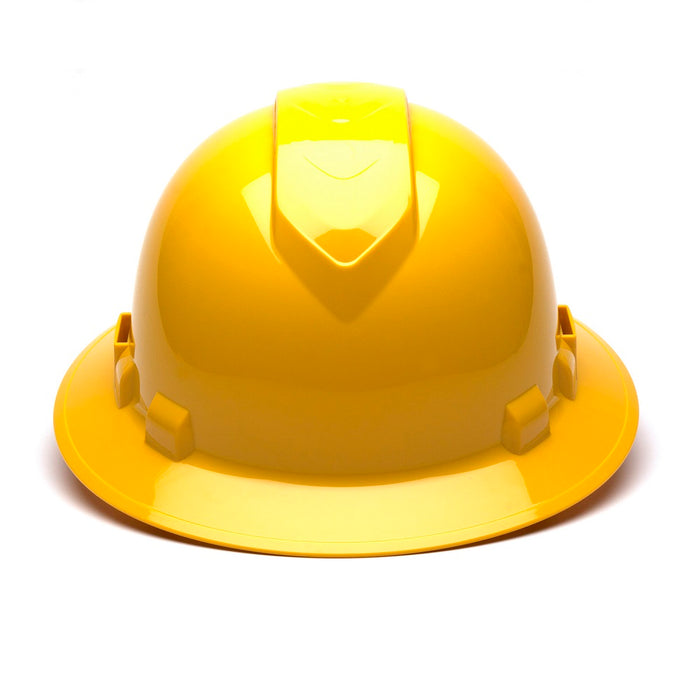 Ridgeline Vented Full Brim Hard Hat with 4-Point Ratchet Suspension