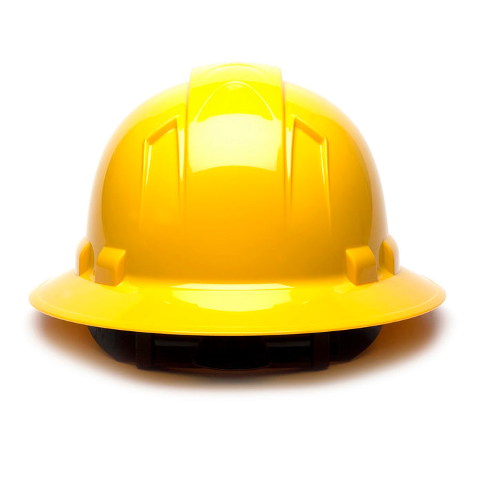 Ridgeline Full Brim Hard Hat with 4-Point Ratchet Suspension