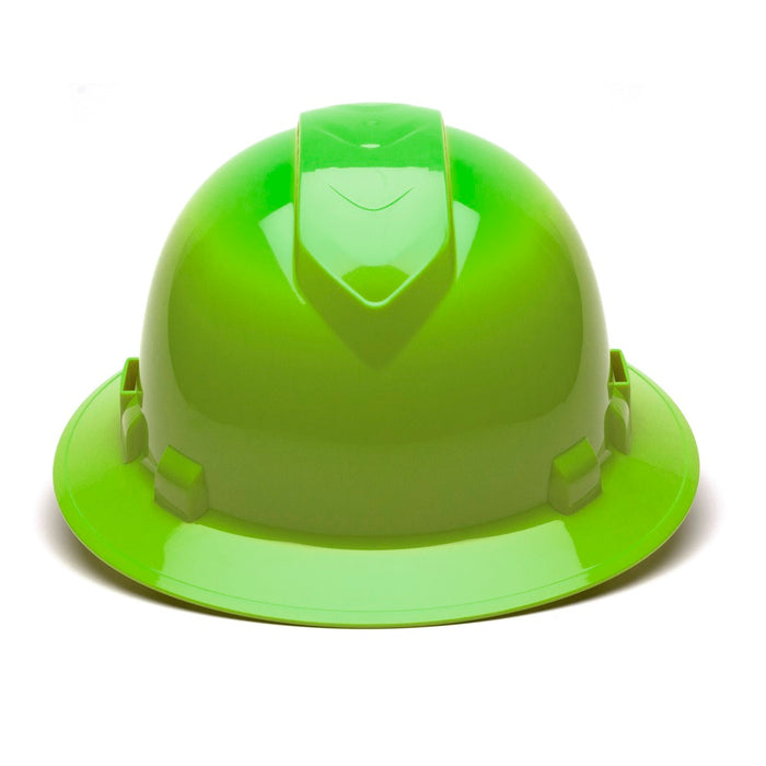 Ridgeline Vented Full Brim Hard Hat with 4-Point Ratchet Suspension