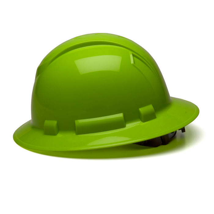 Ridgeline Full Brim Hard Hat with 4-Point Ratchet Suspension