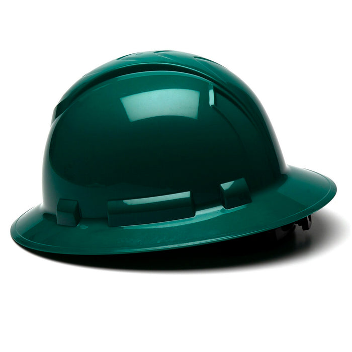 Ridgeline Full Brim Hard Hat with 4-Point Ratchet Suspension