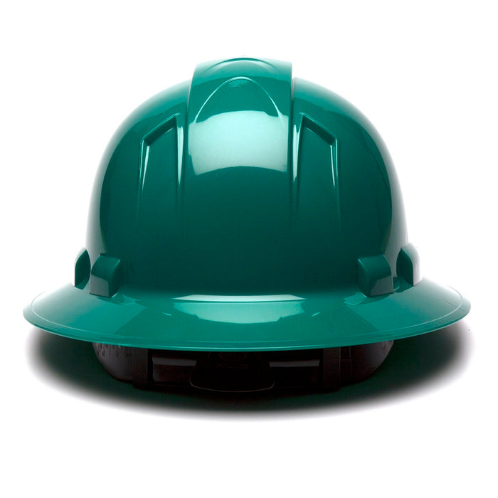 Ridgeline Full Brim Hard Hat with 4-Point Ratchet Suspension